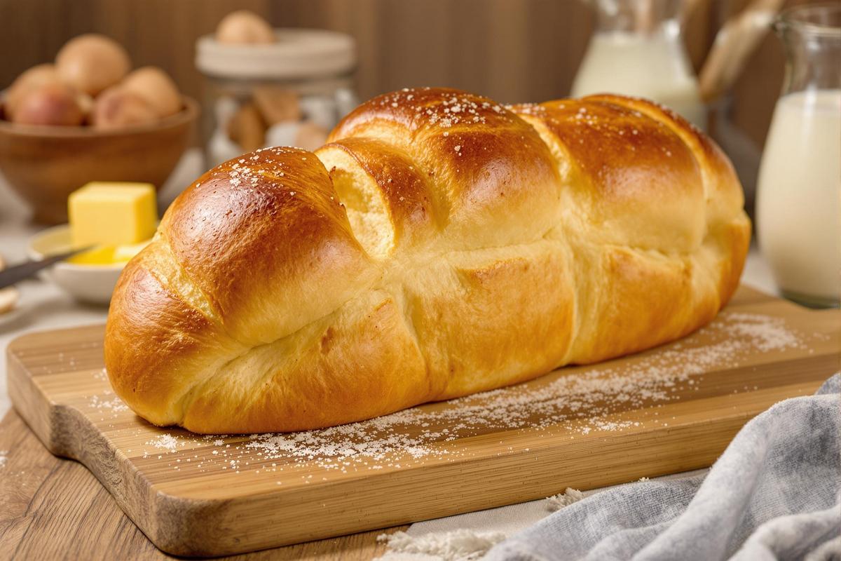 Une brioche maison moelleuse, rapide et sans robot ni pétrissage, c'est possible ? Oui, et c'est délicieux !.jpg