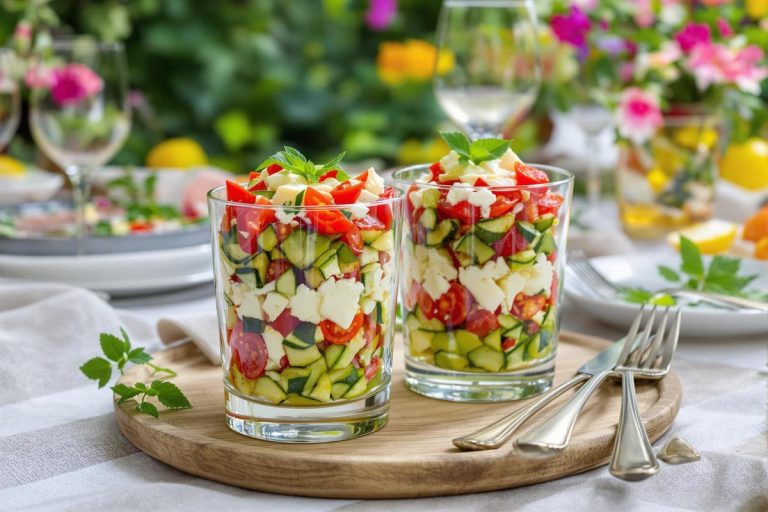 Verrines de courgettes, tomates confites et fromage frais : recette facile et savoureuse d'été.jpg