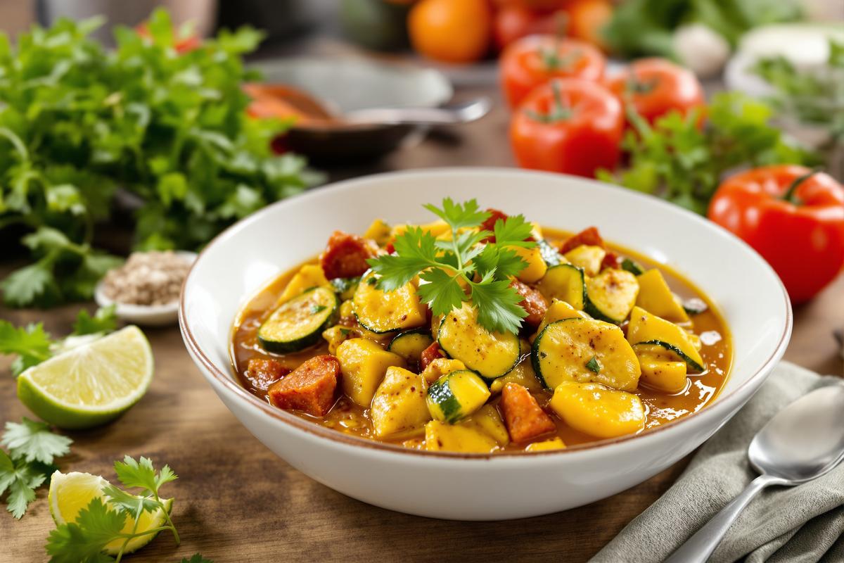 Curry de courgettes et chorizo : la recette express pour se régaler avec ce légume.jpg