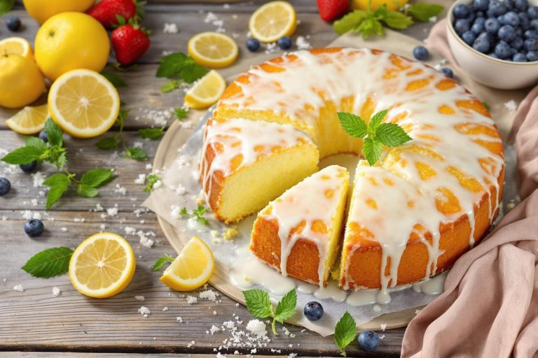 Le gâteau au yaourt et citron : la recette la plus simple de l'été, idéale pour le goûter léger.jpg