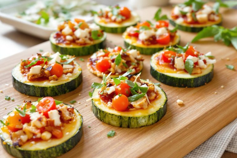 Que faire avec une grosse courgette ? Cette recette de mini pizzas est parfaite.jpg