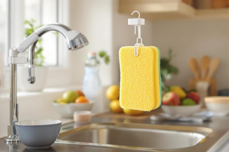 Un geste tout simple pour garder des éponges propres plus longtemps et préserver l’hygiène de la cuisine.jpg